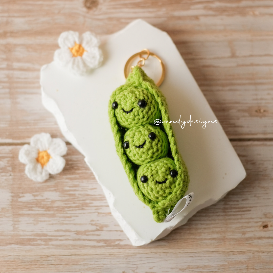 Peas in a Pod Keychain