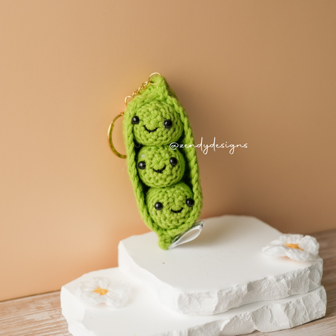 Peas in a Pod Keychain
