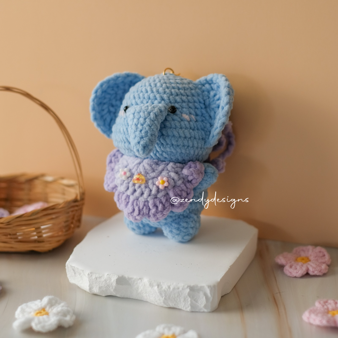 Darling Elephant Keychain