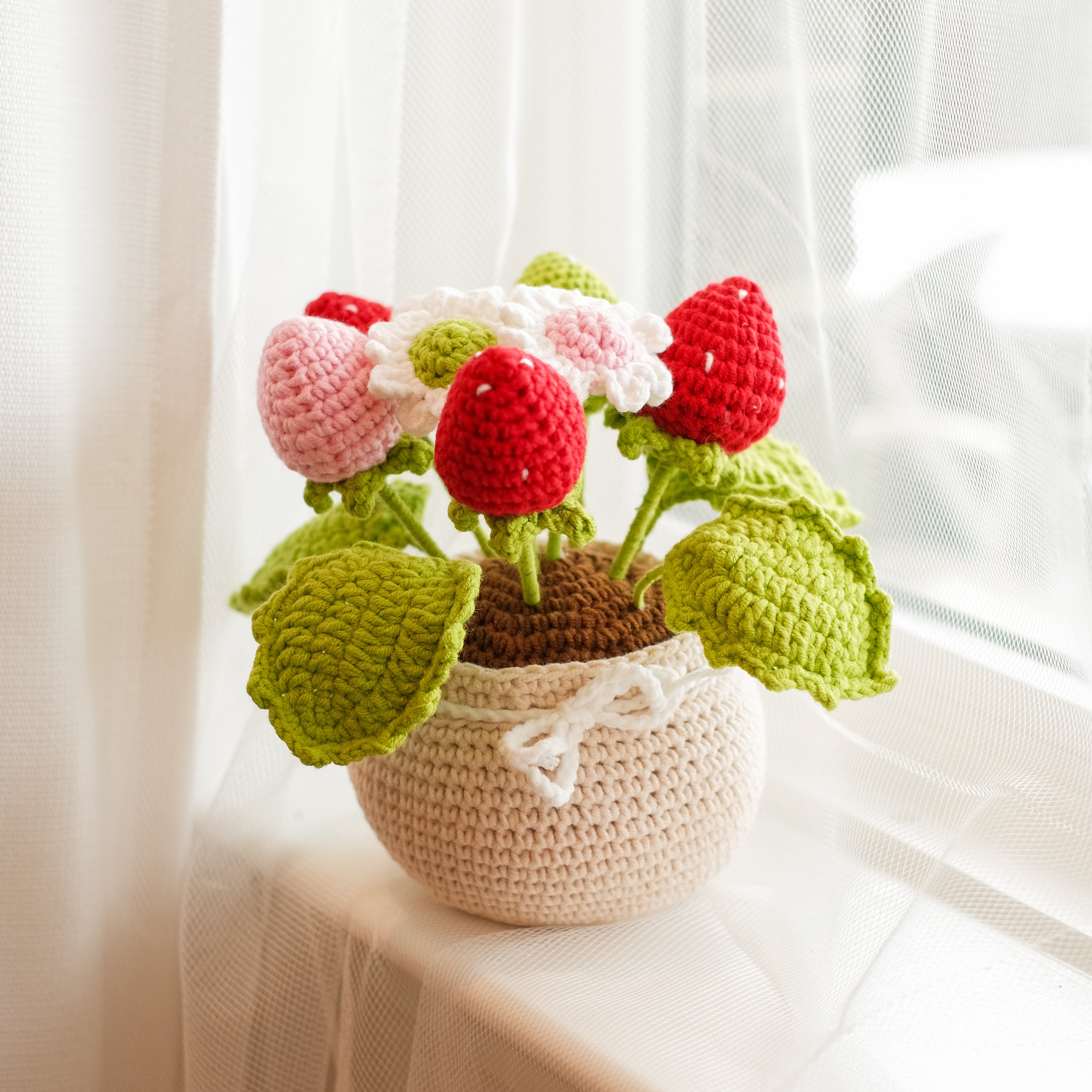 Strawberry Desk Planter-3 Styles