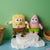 Patrick and SpongeBob Keychain