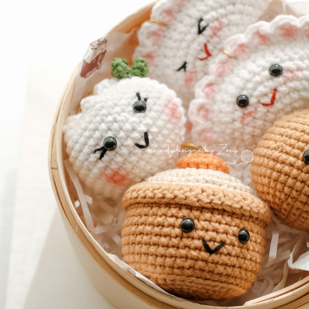 Dim Sum Family Keychain