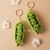 Peas in a Pod Keychain