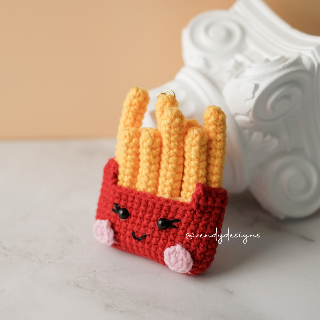 Fries and Burger Keychain