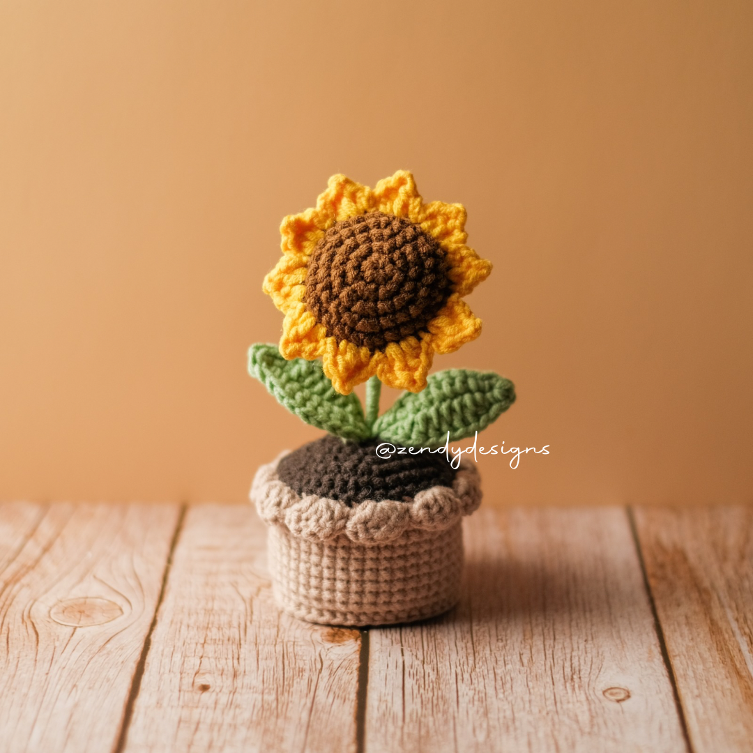 Sunflower Pot