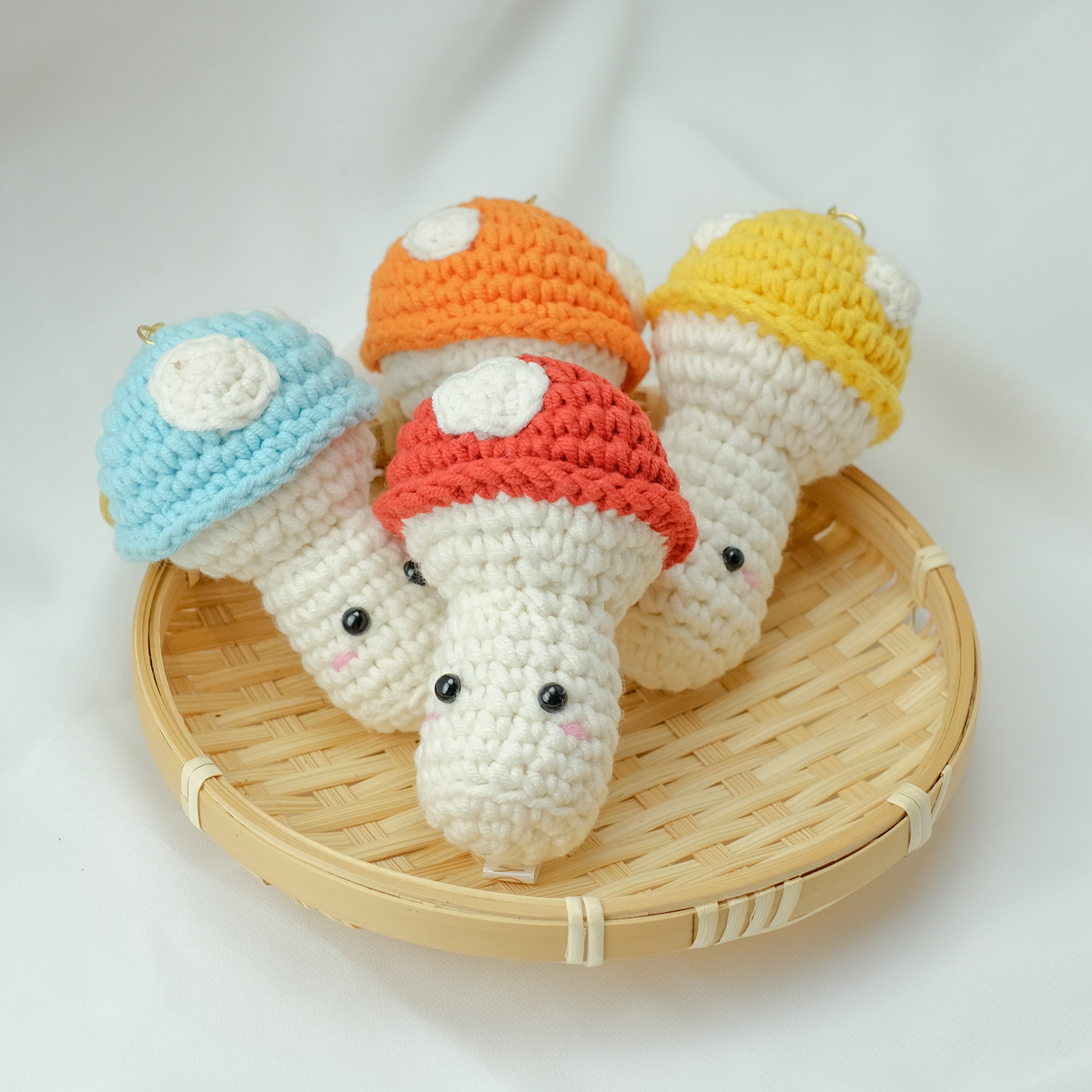 Amanita Mushroom Keychain